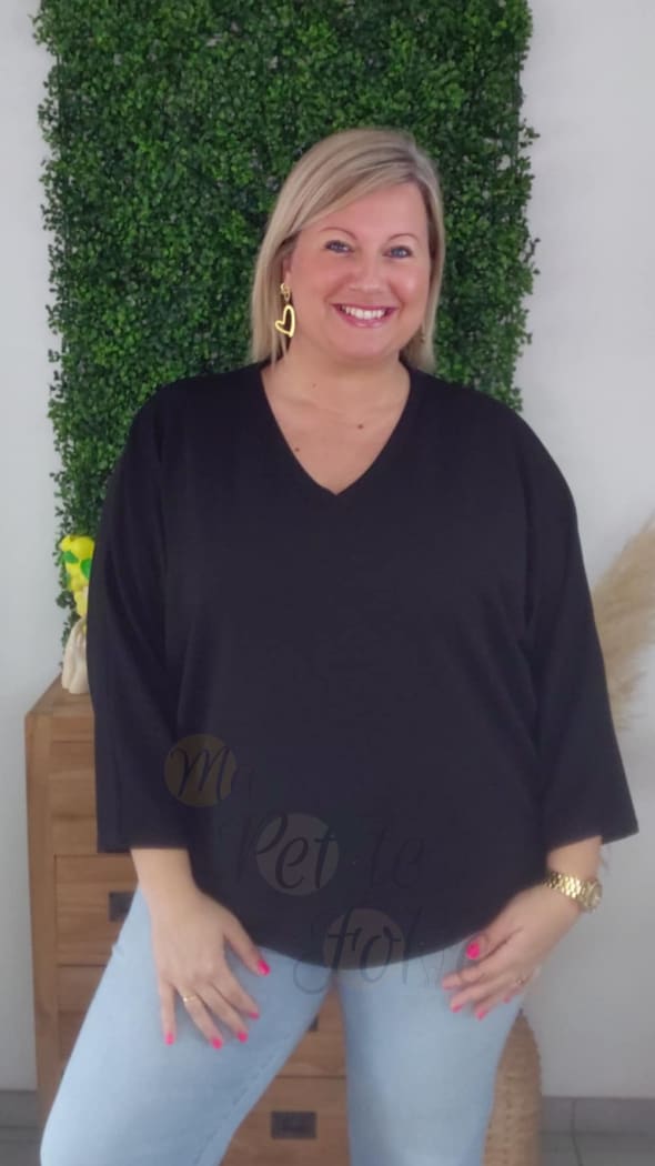 Blouse JULIETTE noir