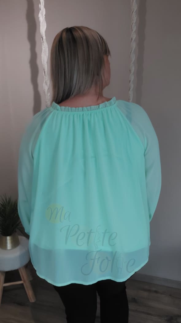 Blouse MAEVA vert d’eau