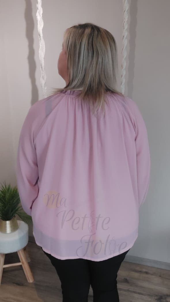 Blouse MAEVA vieux rose