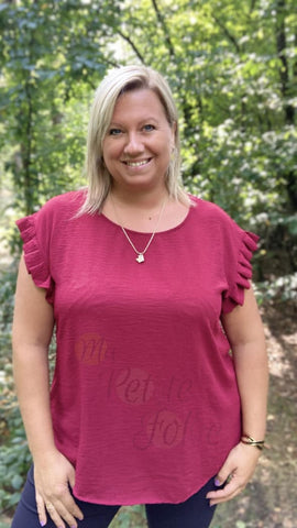 Blouse MALO bordeaux