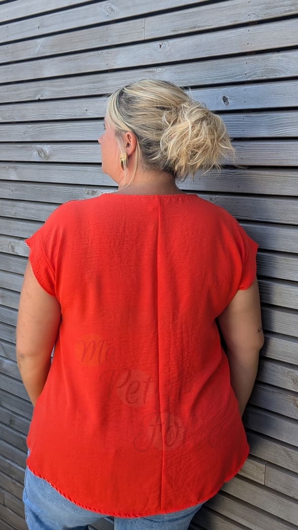 Blouse MALO coquelicot