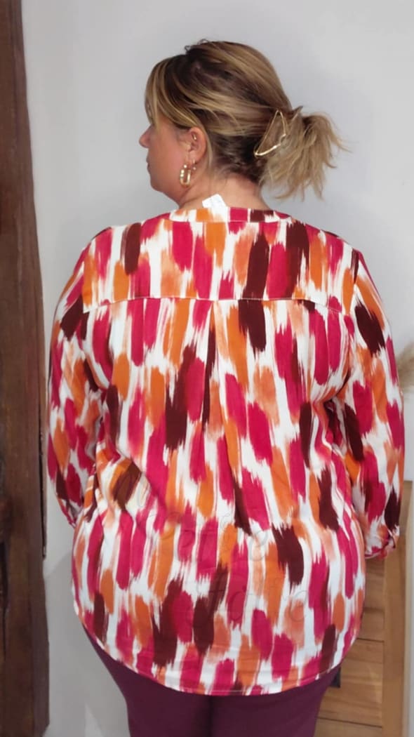 Blouse SONIA bordeaux