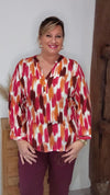 Blouse SONIA bordeaux