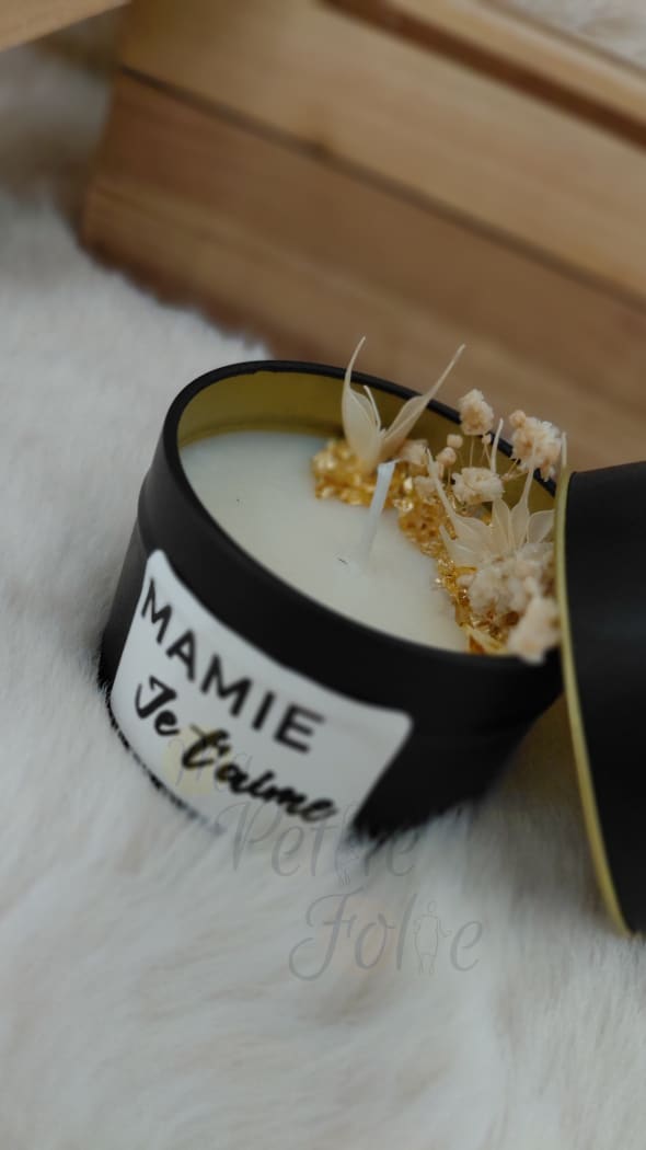 Bougie MAMIE JE T’AIME noir