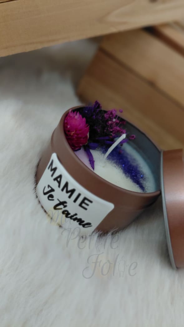 Bougie MAMIE JE T’AIME rosé