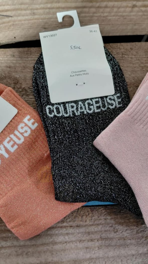 Chaussette à paillettes