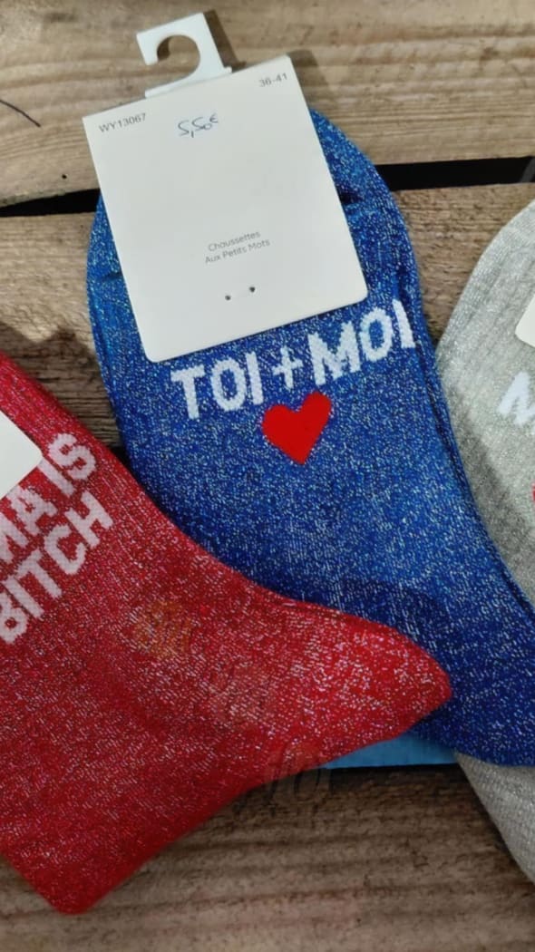 Chaussette à paillettes