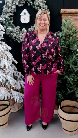 Chemisier fleuri ALMA