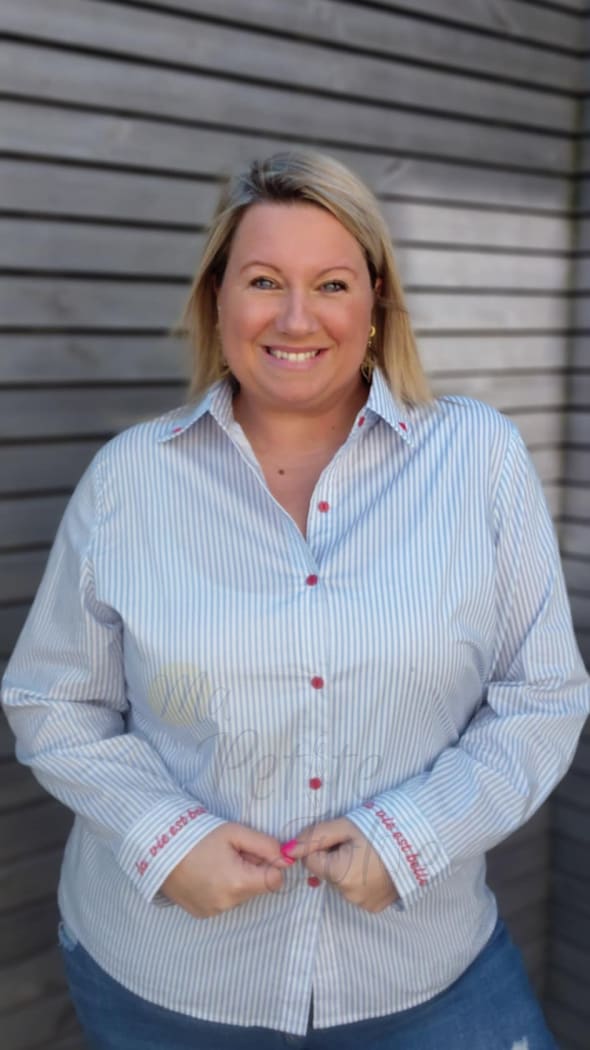 Chemisier ’La vie est belle’