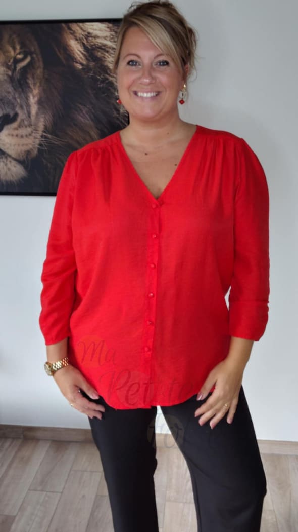 Chemisier RED CLASSY