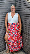 Combishort / robe IBIZA blanche
