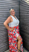 Combishort / robe IBIZA blanche