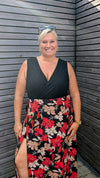 Combishort / robe IBIZA noire
