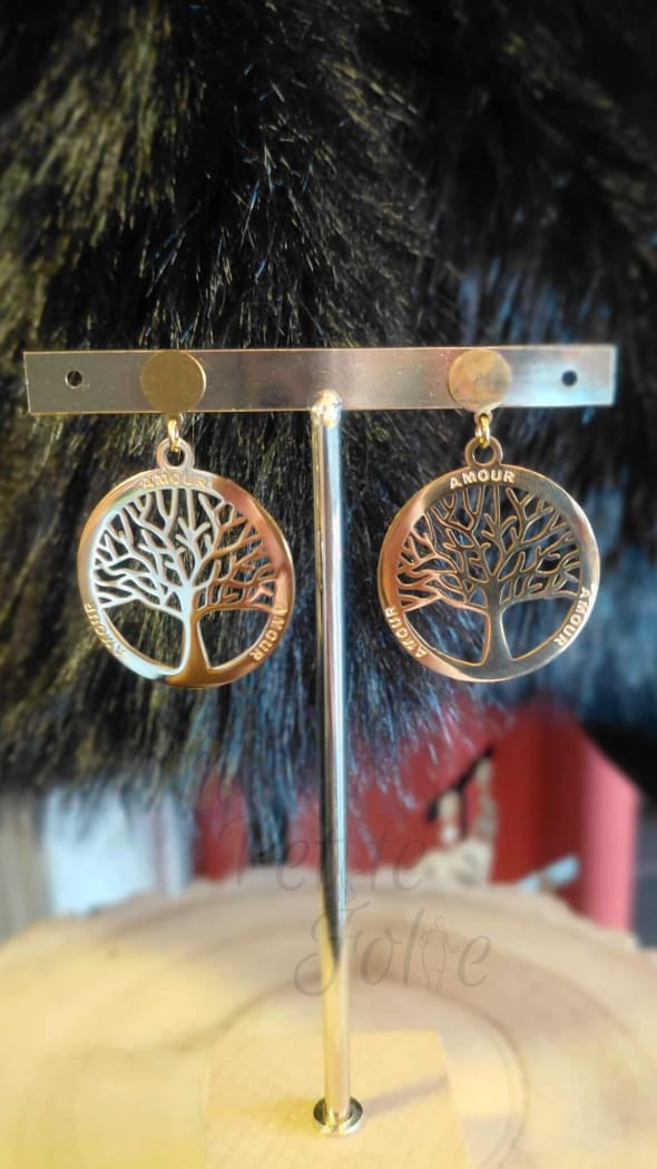 Boucles d’oreilles ARBRE DE VIE