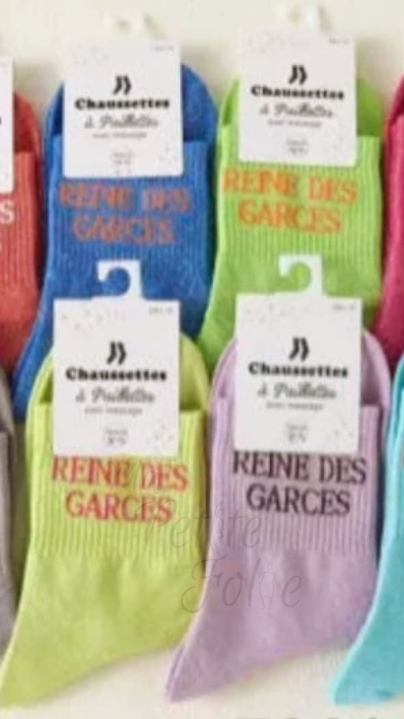 Chaussette à paillettes ADULTE