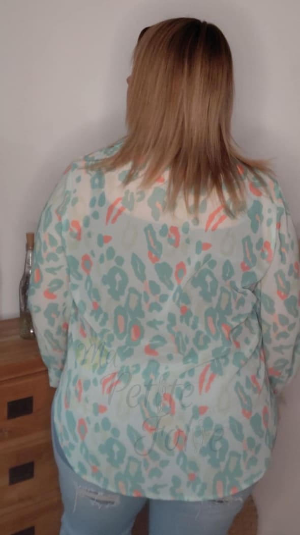 Chemisier SIA vert d’eau