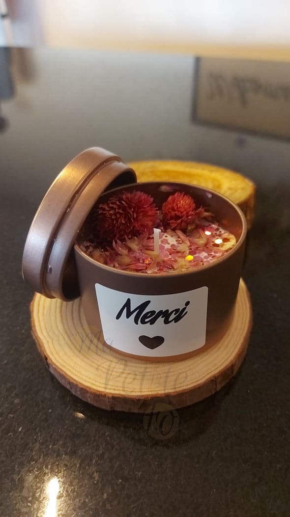Bougie MERCI
