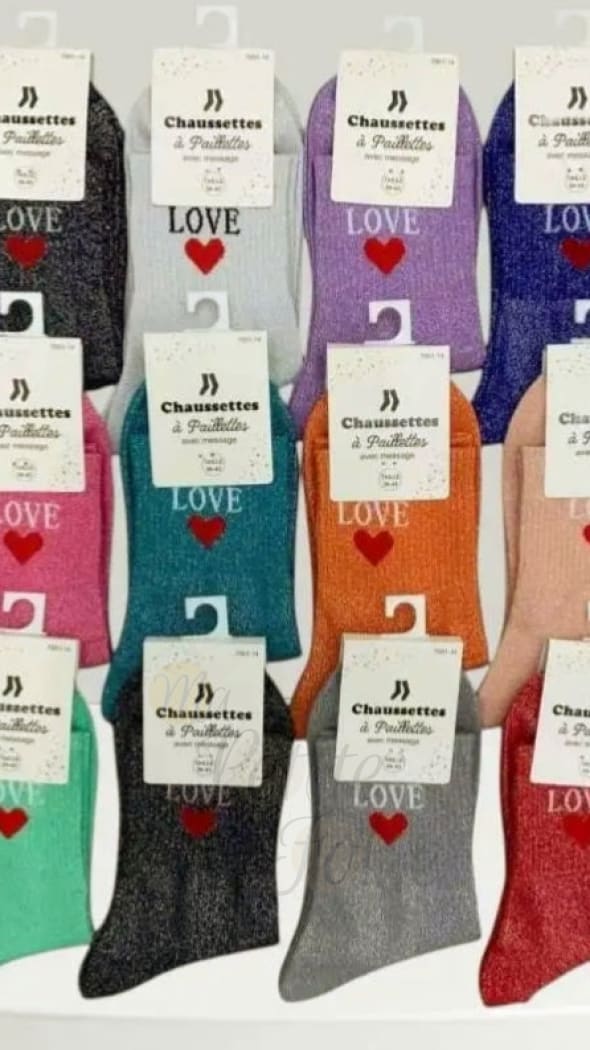 Chaussette à paillettes ADULTE