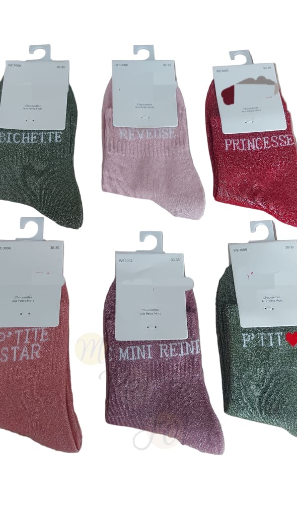 Chaussette à paillettes ENFANT