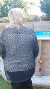 Gilet CROCHET marine