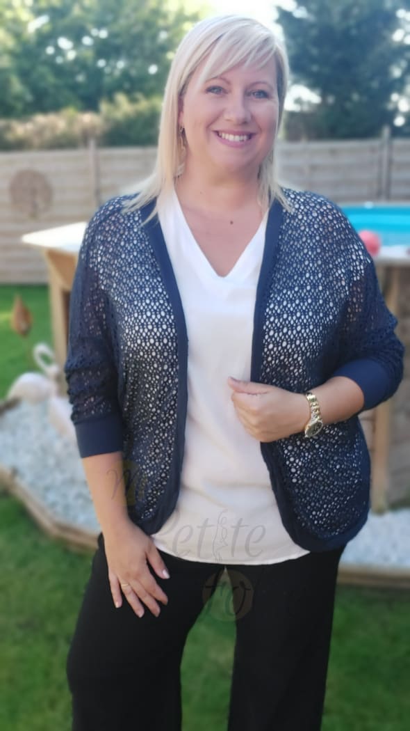 Gilet CROCHET marine