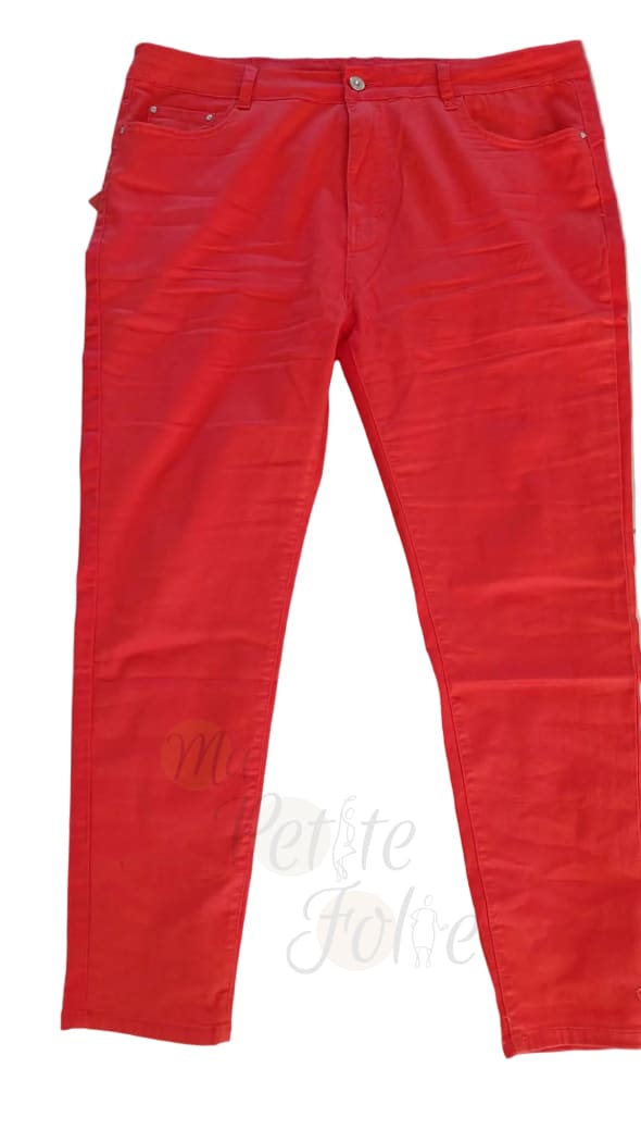 Jeans COLOR rouge