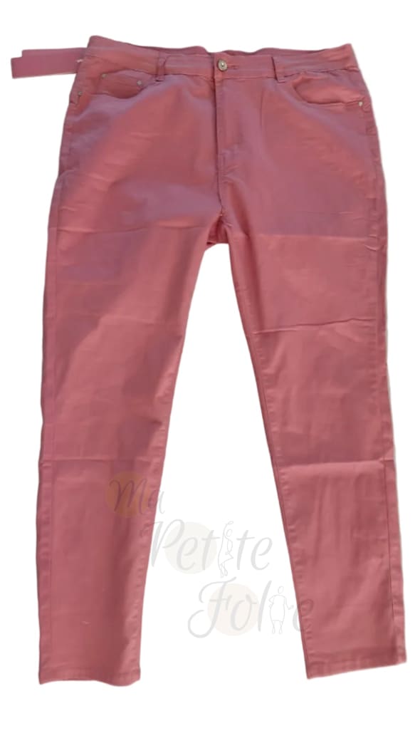 Jeans COLOR vieux rose