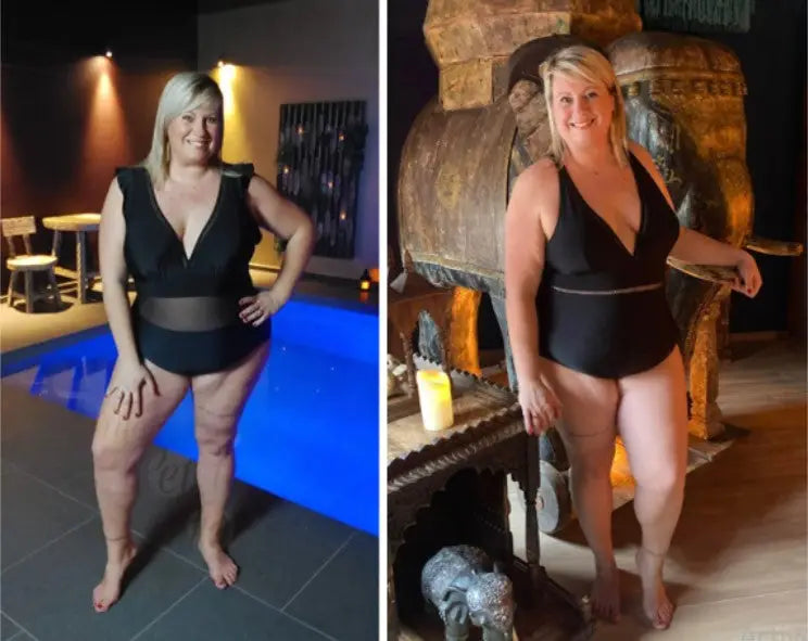 2 modèles de maillot de bain 1 pièce grande taille a décolleté plongeant