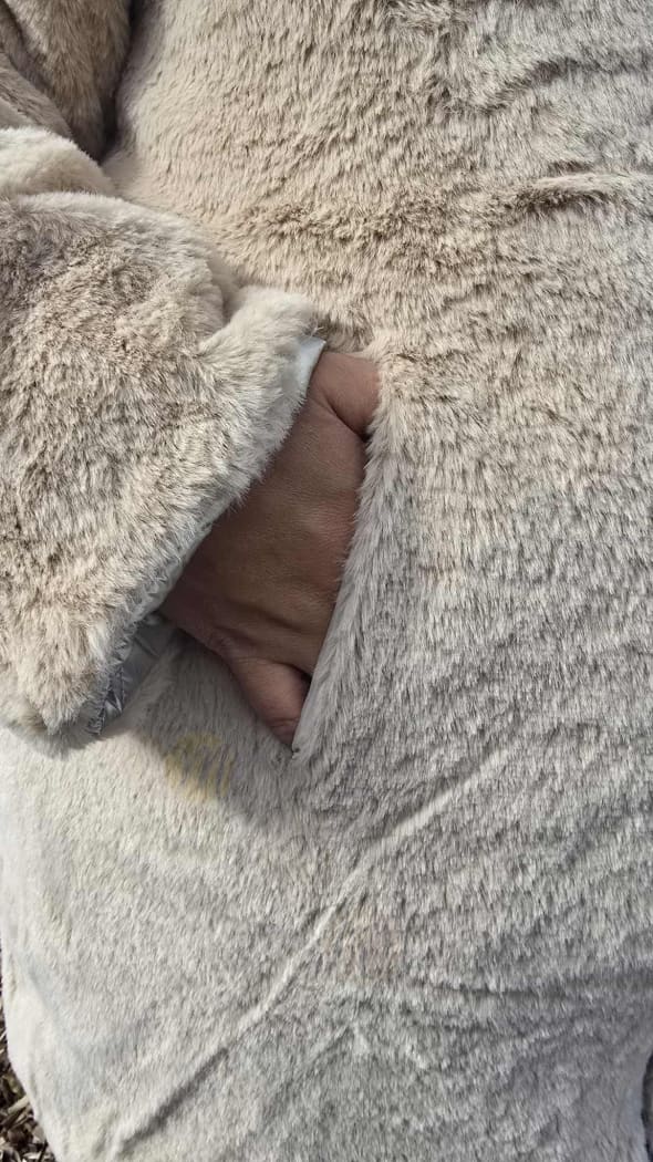 Manteau réversible CLOTHILDE doré