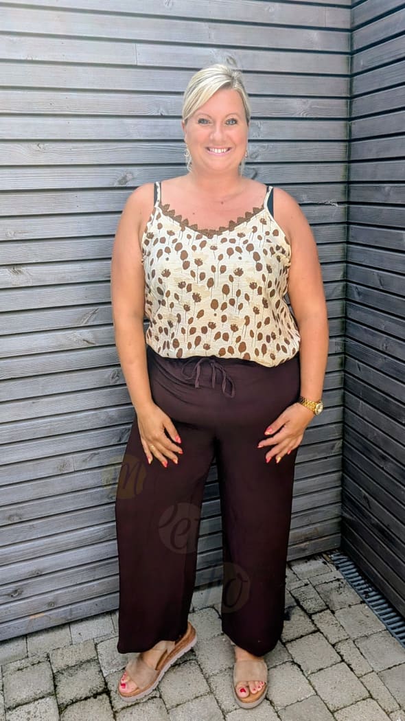 Pantalon BELLA chocolat