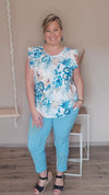 Pantalon CLOE bleu ciel