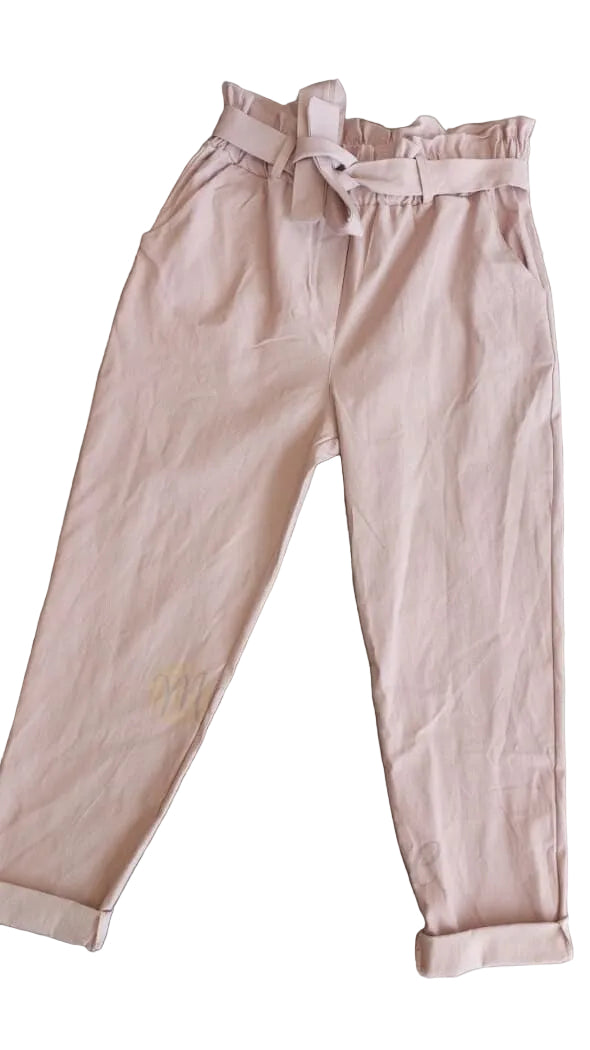 Pantalon CLOE rose pâle