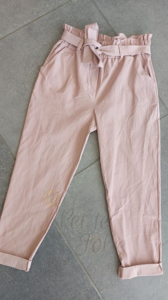 Pantalon CLOE rose pâle