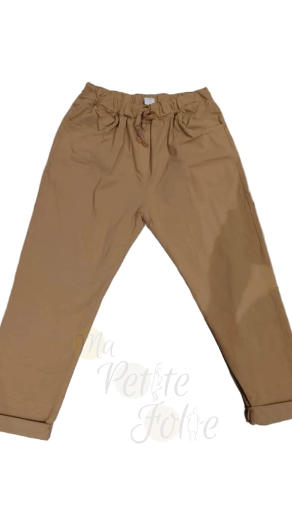 Pantalon MELODIE camel