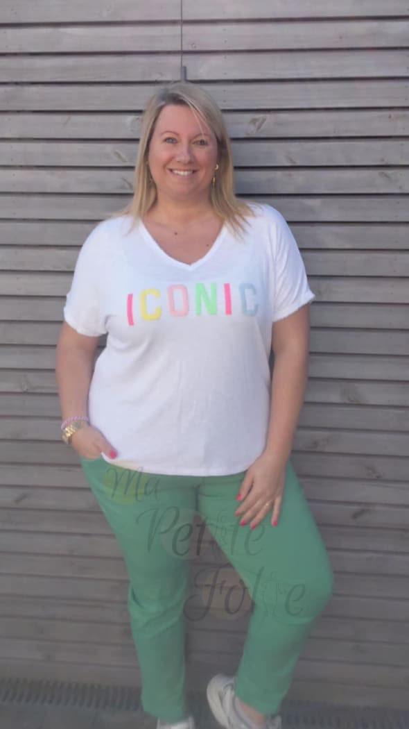 Pantalon MELODIE vert