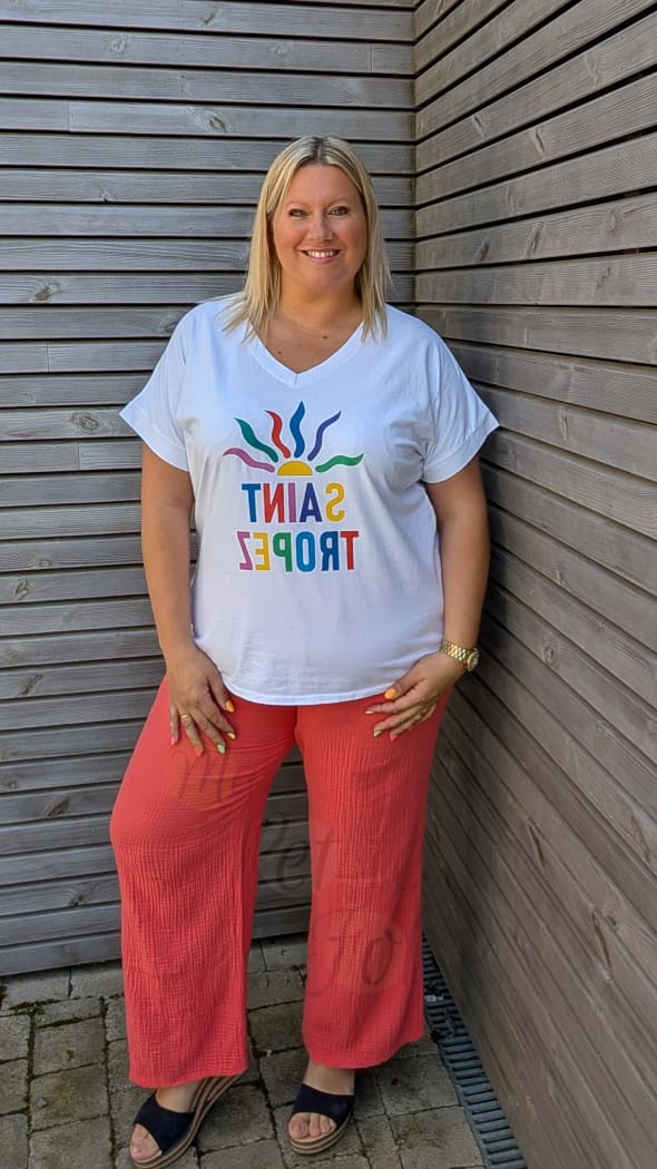 Pantalon TYA corail