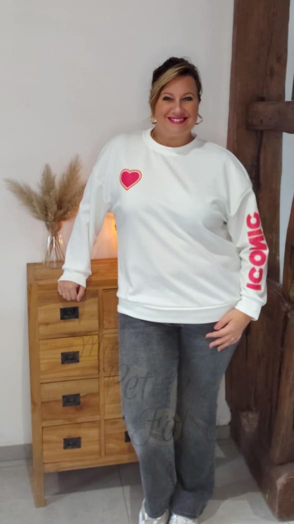 Pull ICONIC blanc
