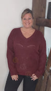 Pull MARIA bordeaux