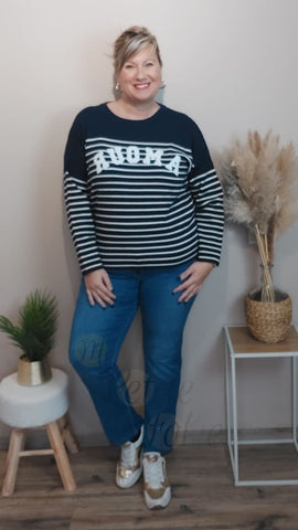 Pull marinière AMOUR