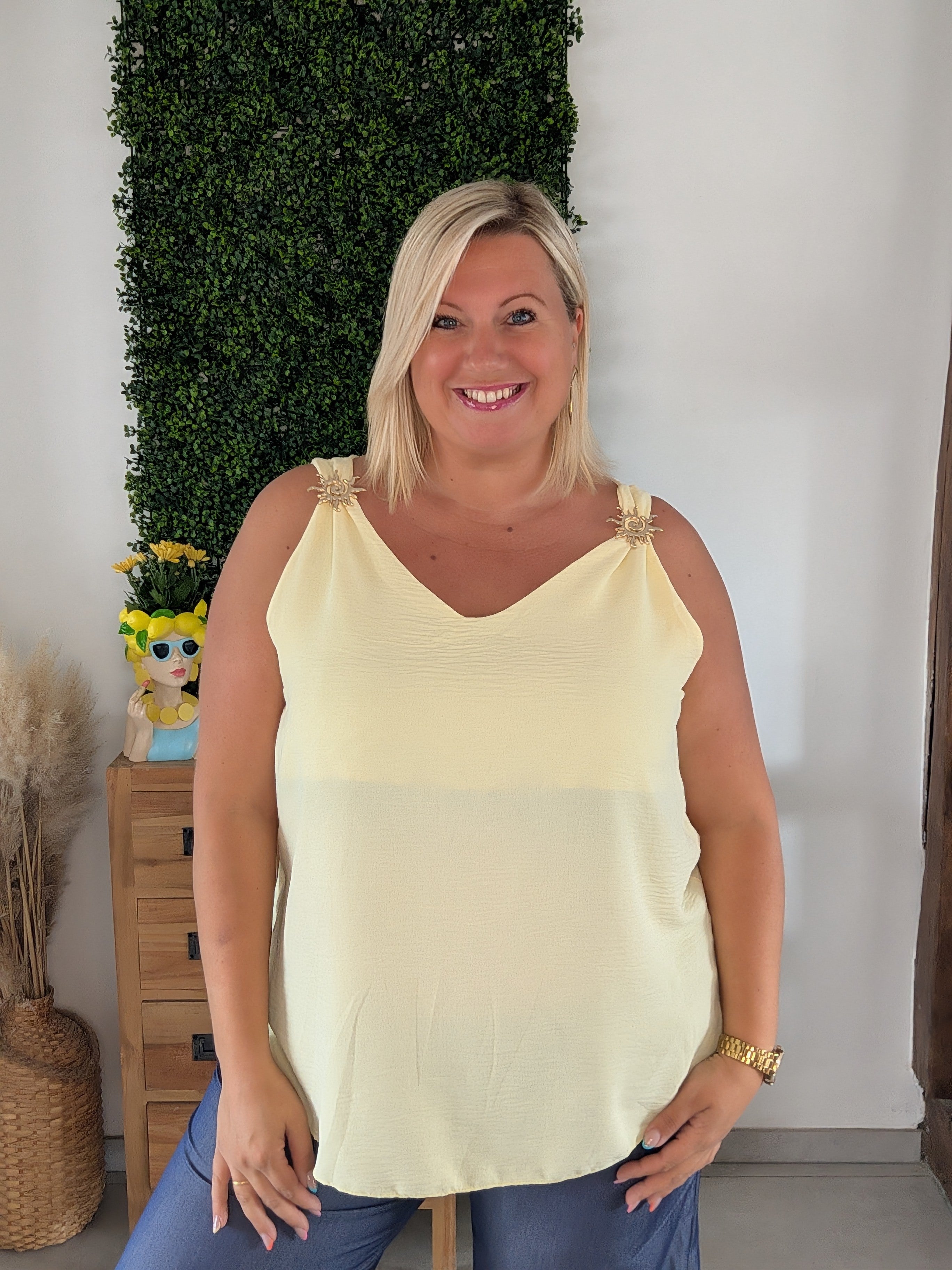 Blouse SOLEIL jaune