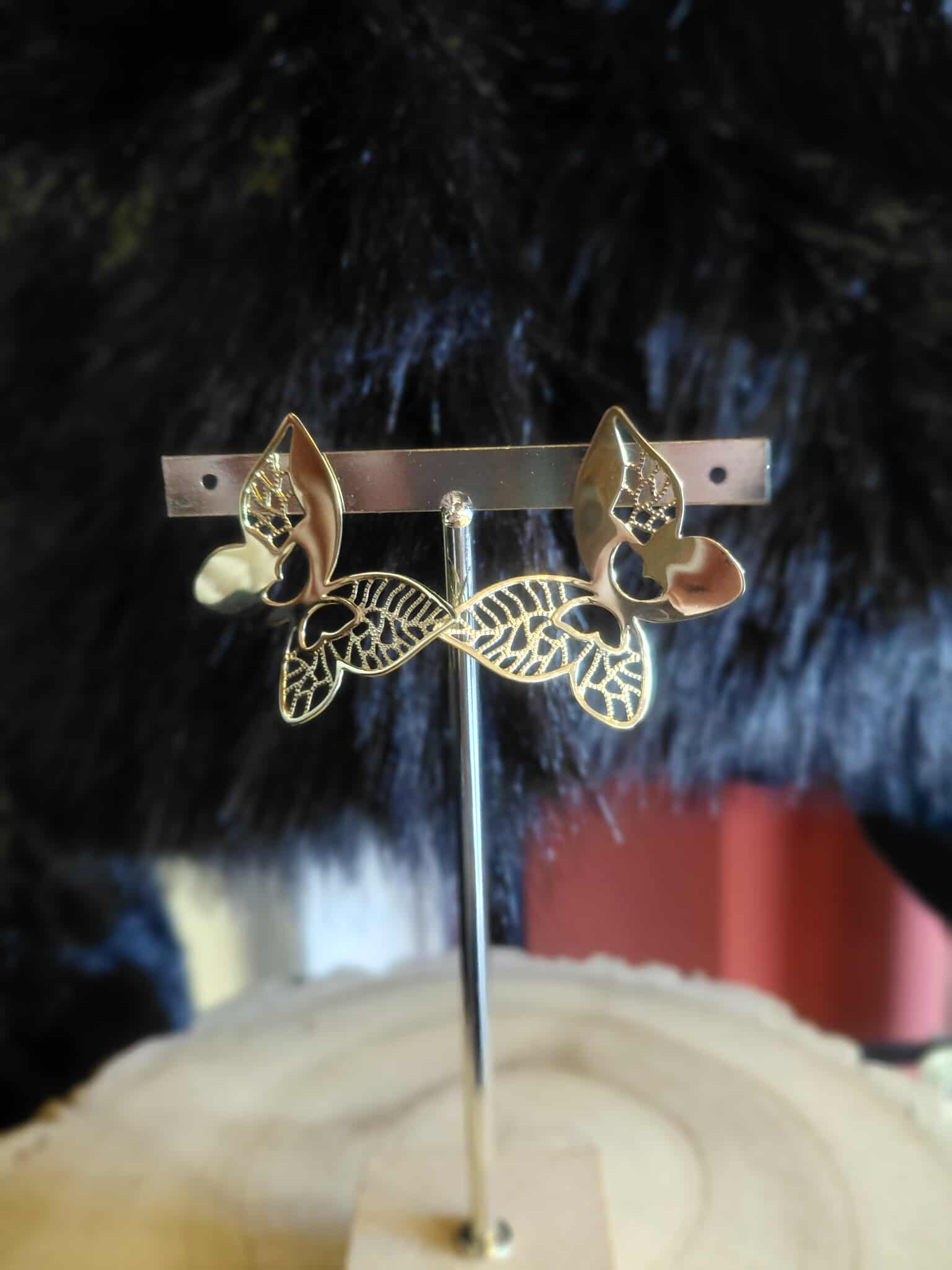 Boucle d'oreille PAPILLON