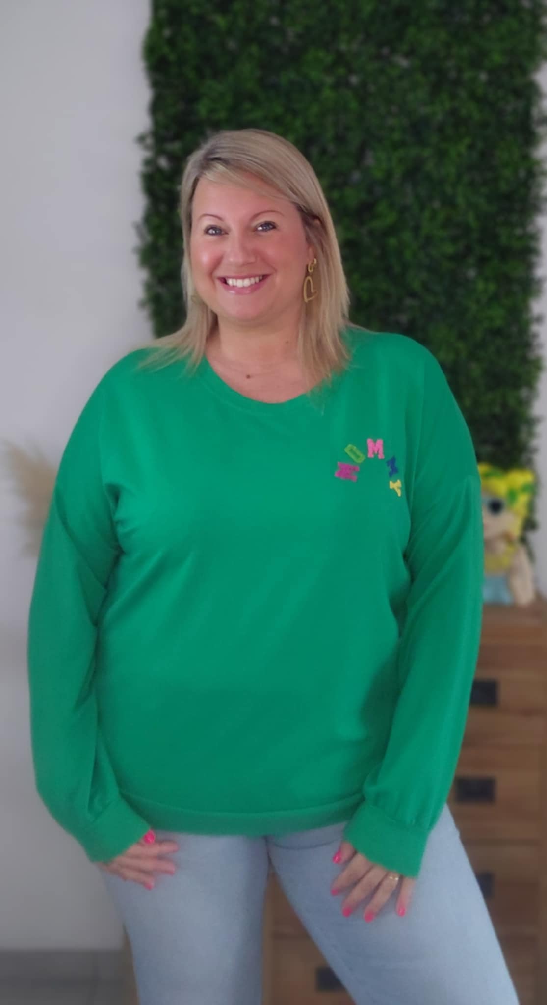 Sweat MOMMY vert
