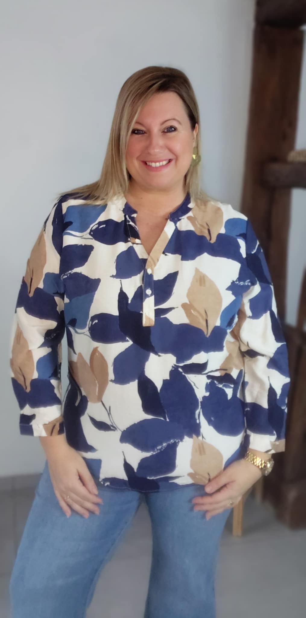 Blouse MELISSA marine