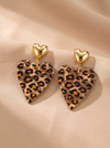 Boucle d'oreilles LEOPARD COEUR