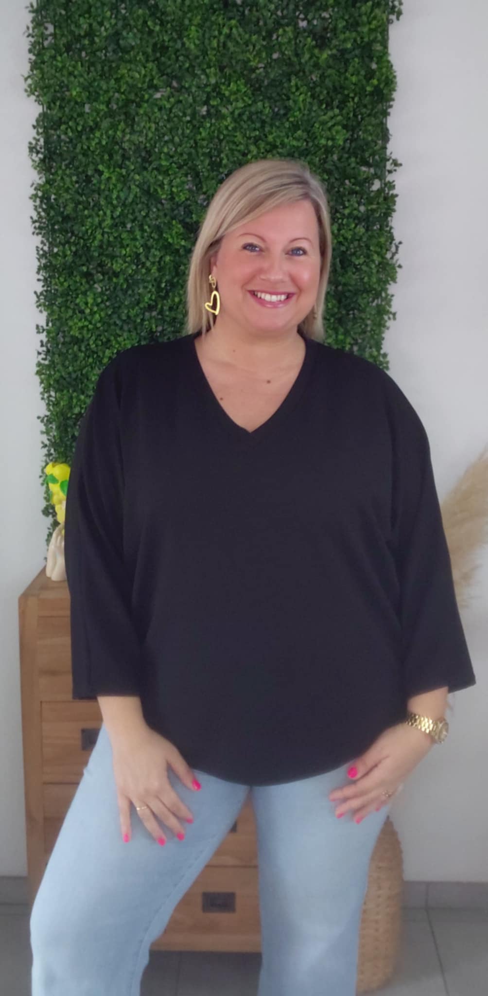 Blouse JULIETTE noir