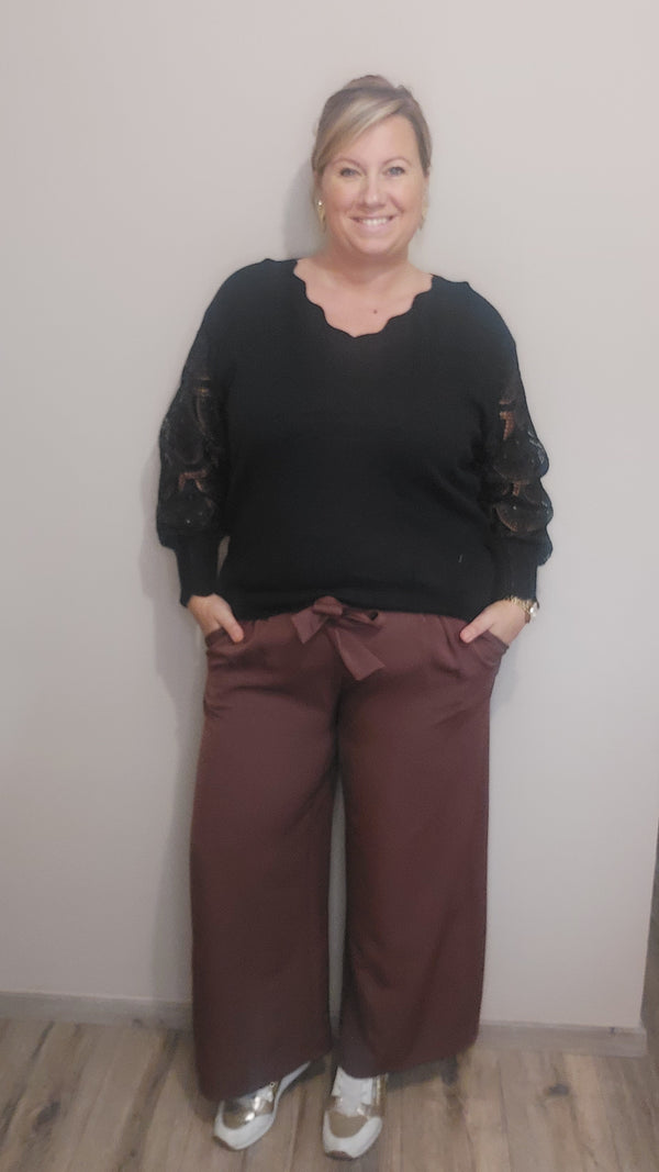 Pantalon MATHILDA marron