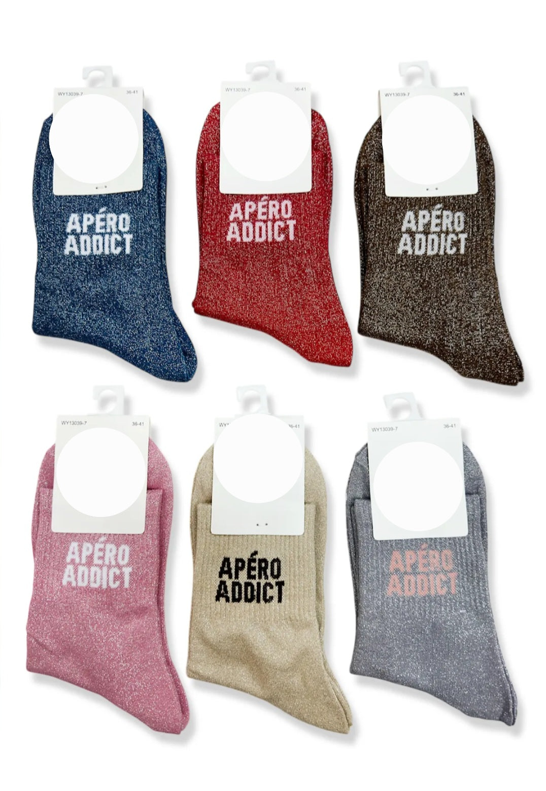 Chaussette à paillettes ADULTE