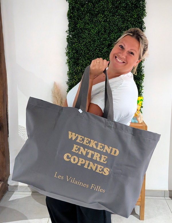 Sac XXL "WEEKEND ENTRE COPINES"