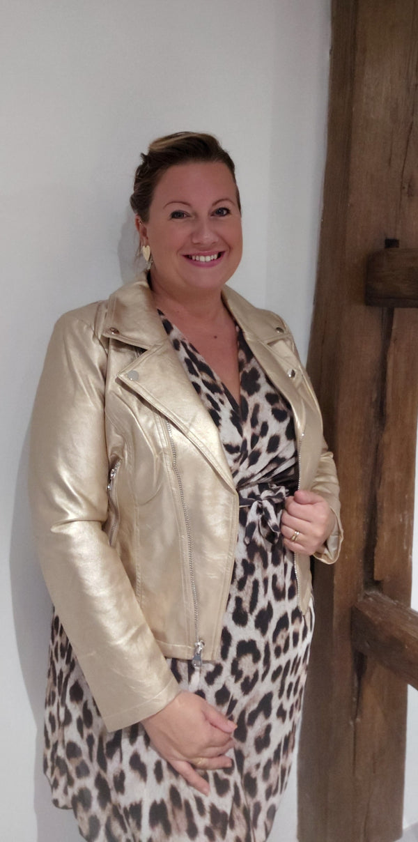 Veste simili doré