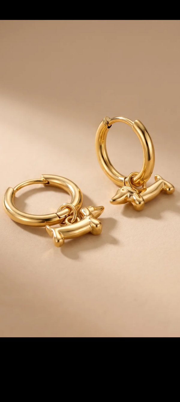 Boucles d'oreilles TECKEL